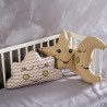 Σετ Μαξιλάρια Διακόσμησης 3 Τεμαχίων Sb Home Baby Deco Pillows Beige