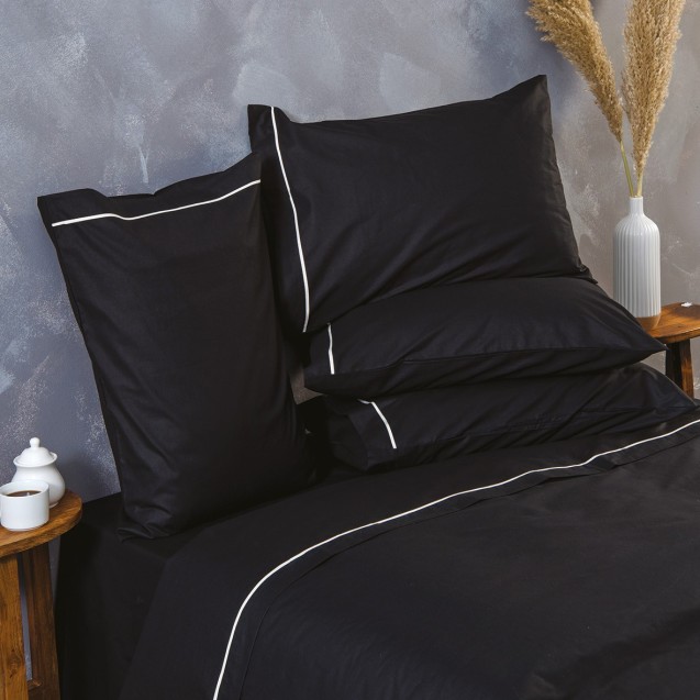 Παπλωματοθήκη Μονή Sb Home Ios Black 165x240