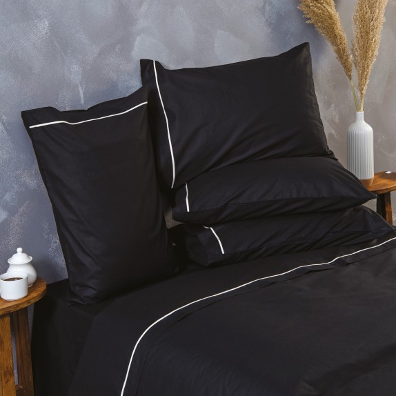 Παπλωματοθήκη Υπέρδιπλη Sb Home Ios Black 225x250