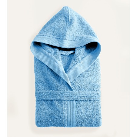 Μπουρνούζι με Κουκούλα Rythmos Amadeus Σιέλ