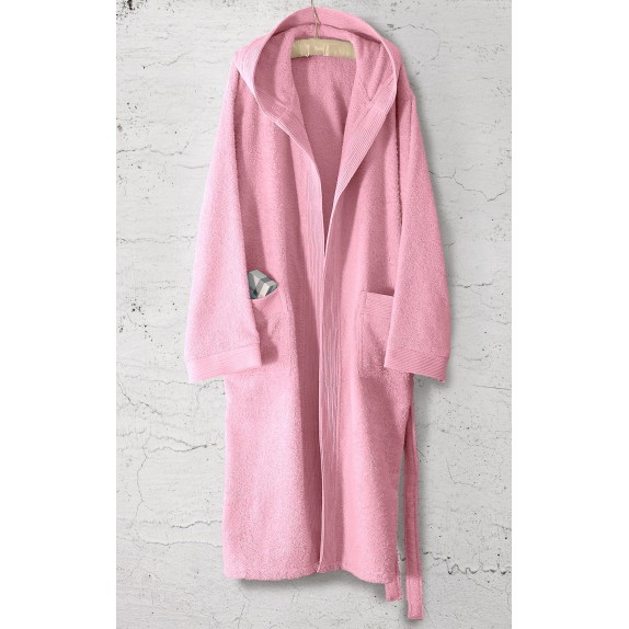 Μπουρνούζι με Κουκούλα Rythmos Amadeus Ροζ