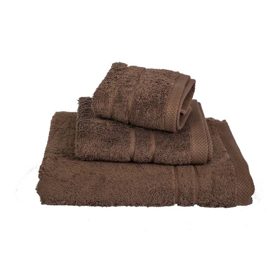 Σετ Πετσέτες 3 Τεμαχίων Le Blanc Πεννιέ 600 Brown