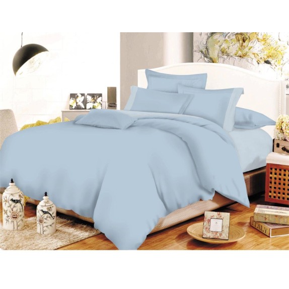 Σετ Σεντόνια Μονά 3 Τεμαχίων ΚΟΜΒΟΣ Lavender - Baby Blue...