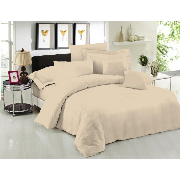 Σεντόνι Υπέρδιπλο με Λάστιχο Le Blanc Sand 160x200+35