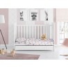 Σεντόνι Κούνιας με Λάστιχο Dimcol Unicorn 108 White Pink 70x140+15
