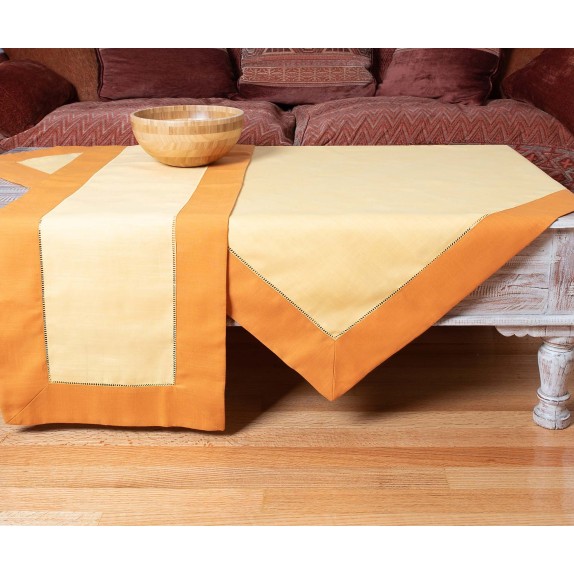 Ροτόντα Silk Fashion bg17 Πορτοκαλί/Κίτρινο Δ.180