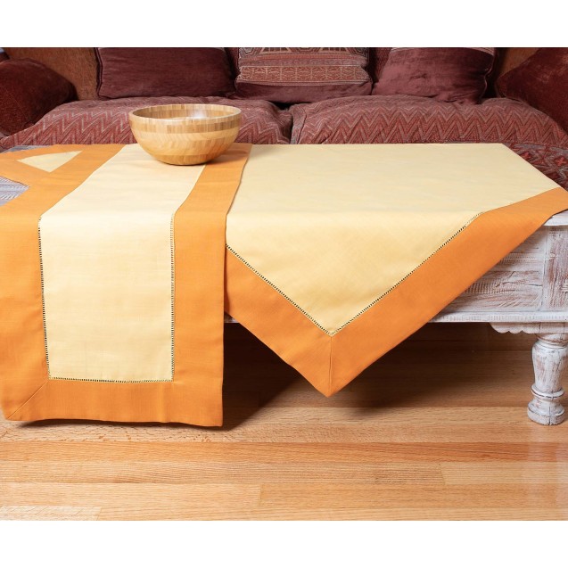 Ροτόντα Silk Fashion bg17 Πορτοκαλί/Κίτρινο Δ.180