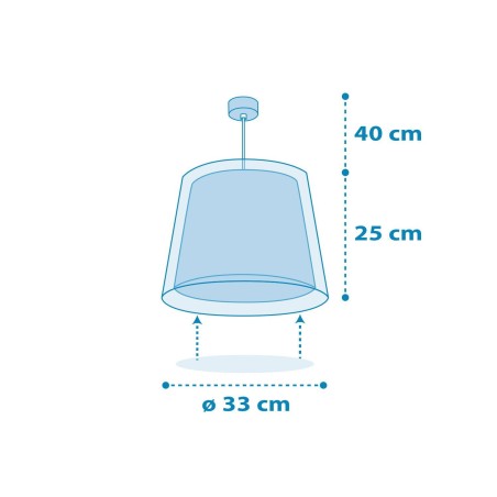 Παιδικό Φωτιστικό Οροφής Ango Light Feeling Blue 81192 T