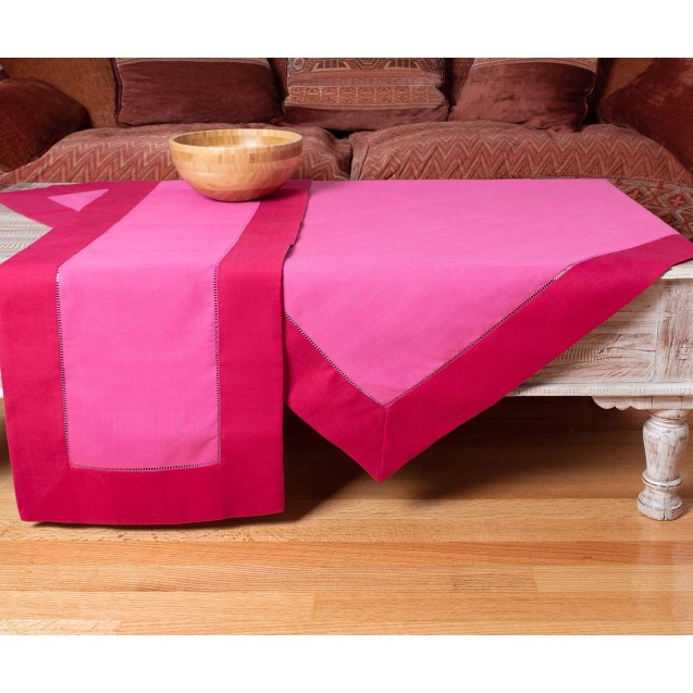 Ροτόντα Silk Fashion Bg17 Φούξια/Ανοιχτό Μωβ Δ.180