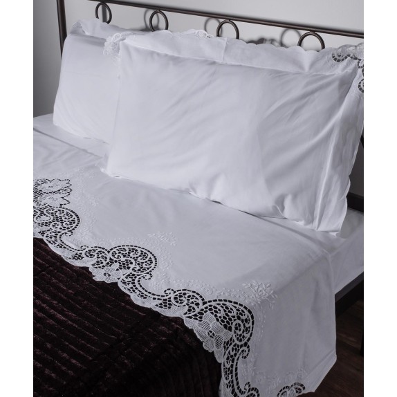 Σετ Σεντόνια Χειροποίητα Υπέρδιπλα 4 Τεμαχίων Silk...