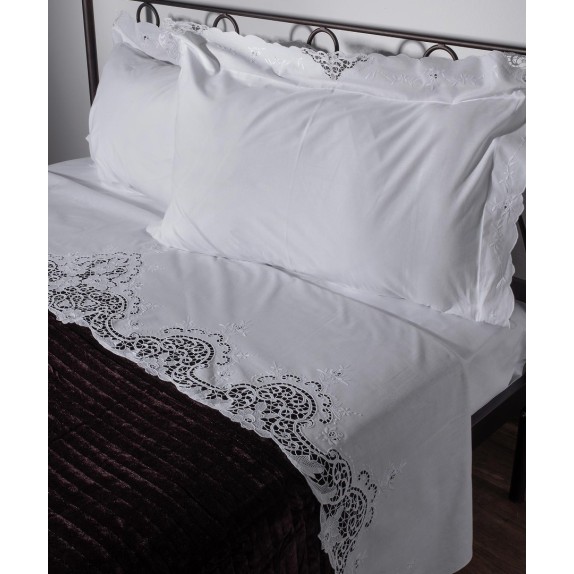 Σετ Σεντόνια Χειροποίητα Υπέρδιπλα 3 Τεμαχίων Silk...