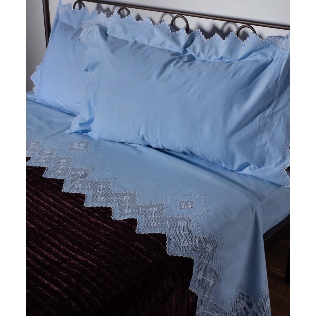 Σετ Σεντόνια Χειροποίητα Υπέρδιπλα 4 Τεμαχίων...