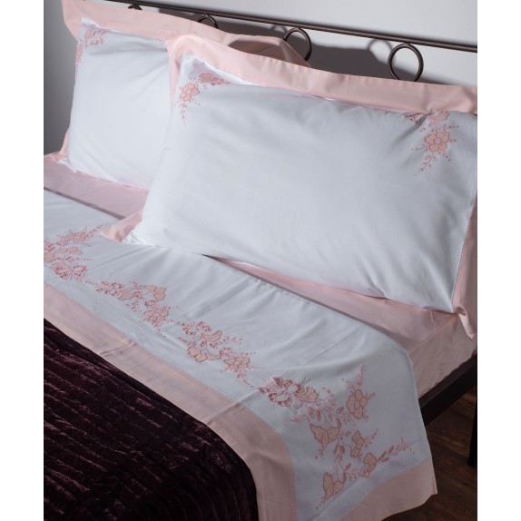 Σετ Σεντόνια Χειροποίητα Υπέρδιπλα 4 Τεμαχίων Silk...