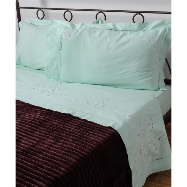 Σετ Σεντόνια Χειροποίητα Υπέρδιπλα 4 Τεμαχίων...