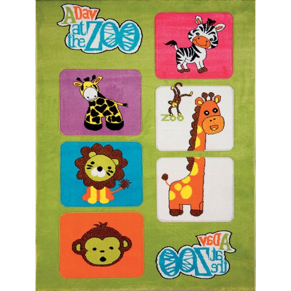 Παιδικό Χαλί Διάδρομος MADI 425_Green Πλάτους 90 εκατοστών