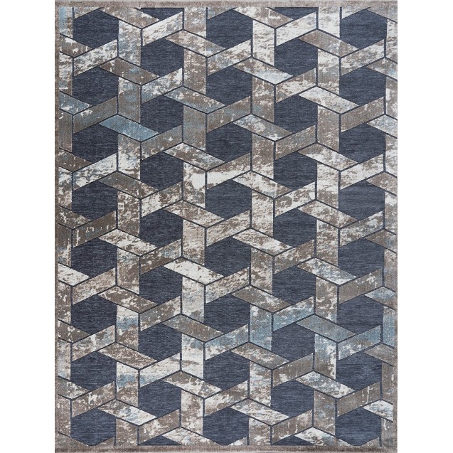 Χαλί MADI Trunk Grey Blue 160x230