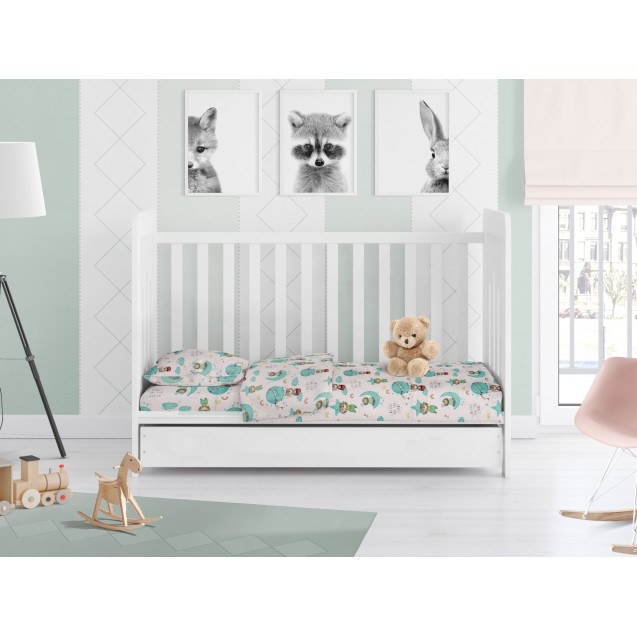 Σεντόνι Κούνιας με Λάστιχο Dimcol Reach the...