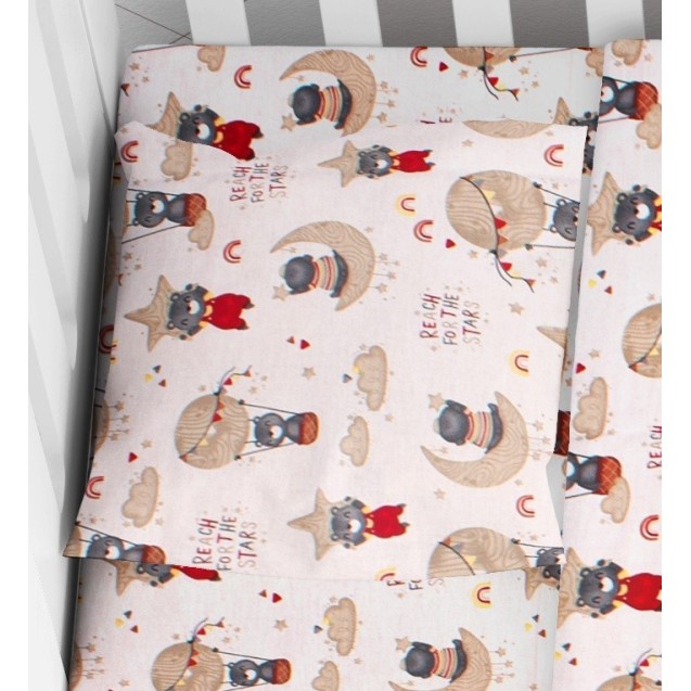 Μαξιλαροθήκη Dimcol Reach the Stars 190 Beige...