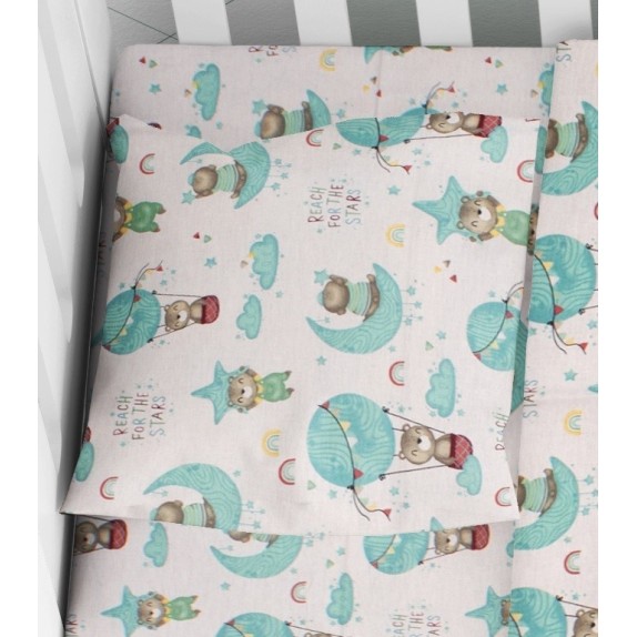 Μαξιλαροθήκη Dimcol Reach the Stars 192 Green 35x45