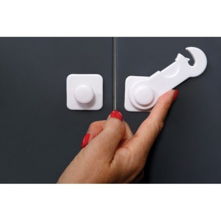 Ασφάλεια Γυάλινου Ντουλαπιού DreamBaby White BR74988