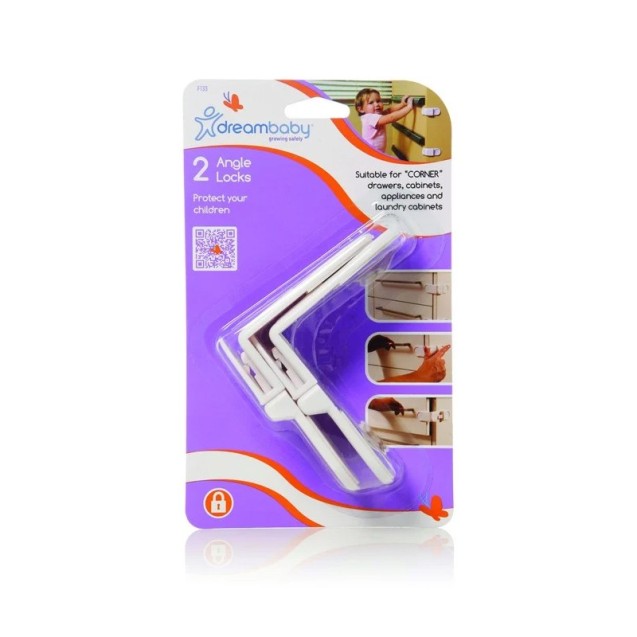 Ασφάλεια γωνιακή ντουλαπιών & συρταριών 2τμχ...