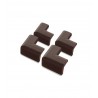 Προστατευτικά Γωνιών Foam 4τμχ Brown DreamBaby BR74709