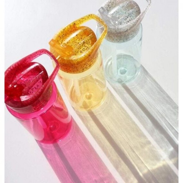 Παγούρι A Little Lovely Company Glitter-Silver...