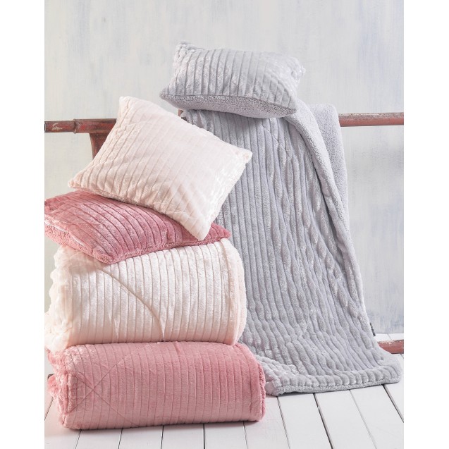 Μαξιλαροθήκη Διακόσμησης Rythmos Shabby Εκρού...