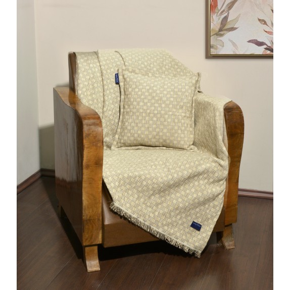 Ριχτάρι Τριθέσιου Nautica Μπεζ Καρρώ 180x300