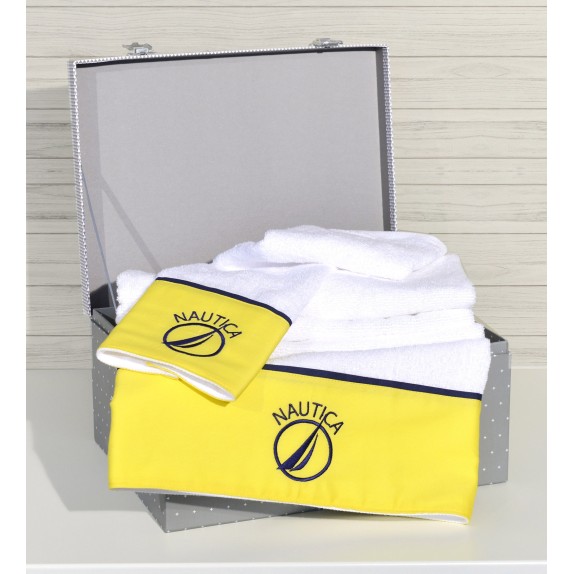 Σετ Πετσέτες 2 Τεμαχίων Nautica 917 Κίτρινο