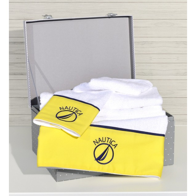 Σετ Πετσέτες 2 Τεμαχίων Nautica 917 Κίτρινο