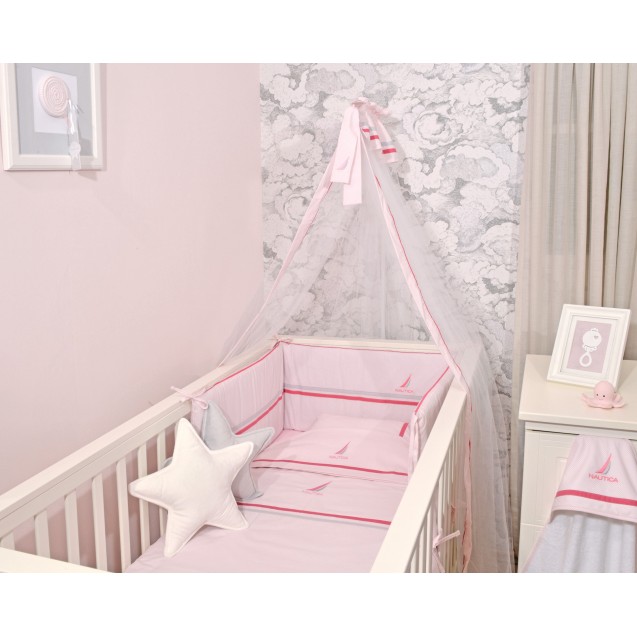 Σετ Προίκας 4 Τεμαχίων Nautica 922 Ροζ Καρρώ