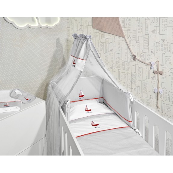 Σετ Προίκας 4 Τεμαχίων Nautica 935 Γκρι Πουά