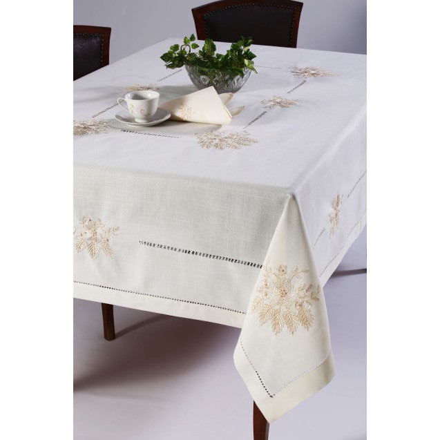 Τραπεζομάντηλο Silk Fashion 4006 Ivory