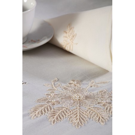 Τραπεζομάντηλο Silk Fashion 4006 Ivory