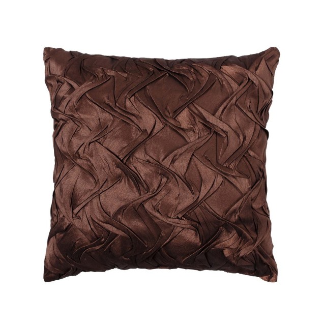 Μαξιλαροθήκη Διακόσμησης Silk Fashion 1018 Καφέ...