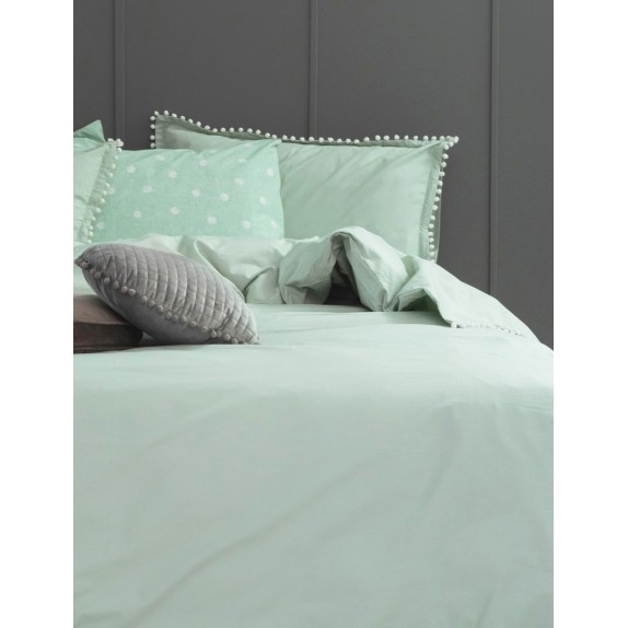 Παπλωματοθήκη Υπέρδιπλη Palamaiki Pon-Pon Jade 230x240