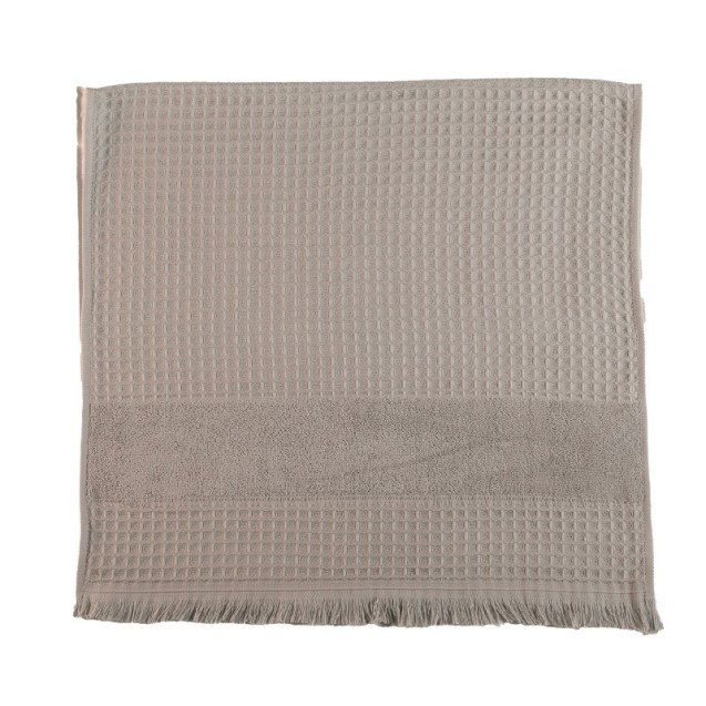 Πετσέτα Προσώπου Nef-Nef Touch Beige 50x90