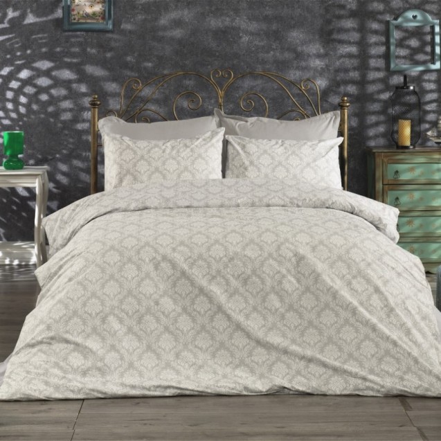 Παπλωματοθήκη Μονή Dimcol Οφηλία 276 Γκρι 160x240