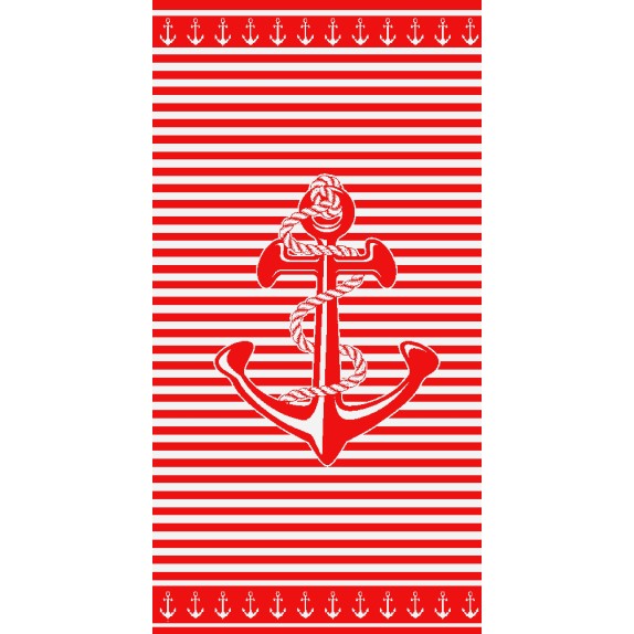 Πετσέτα Θαλάσσης Βελουτέ Dimcol 25 90x170