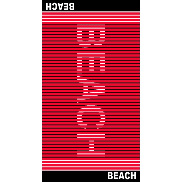 Πετσέτα Θαλάσσης Βελουτέ Dimcol 73 90x170