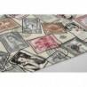 Τραπεζομάντηλο Dimcol Vintage Post Stamps 482 Εκρού 140x180