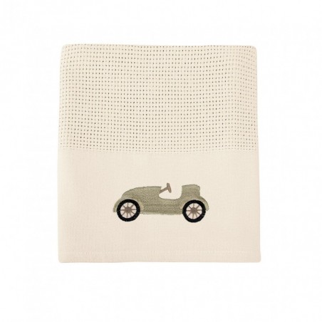 Κουβέρτα Πικέ Αγκαλιάς Greenwich Polo Club 8822 80x110