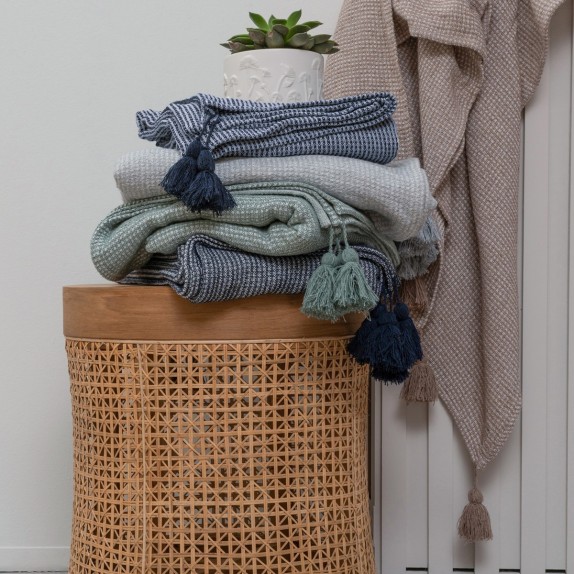 Κουβέρτα Πικέ Υπέρδιπλη Palamaiki Kira Midnight 240x260