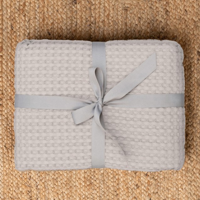 Κουβέρτα Πικέ Μονή Palamaiki Marcie Fog 170x240