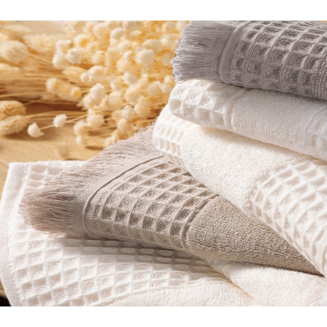 Πετσέτα Προσώπου Nef-Nef Touch Beige 50x90