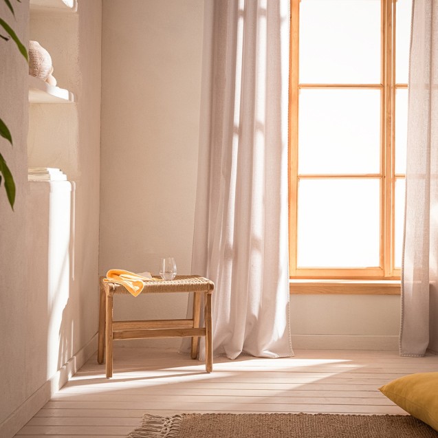 Κουρτίνα με Τρουκς Gofis Home Pundo Water Grey...