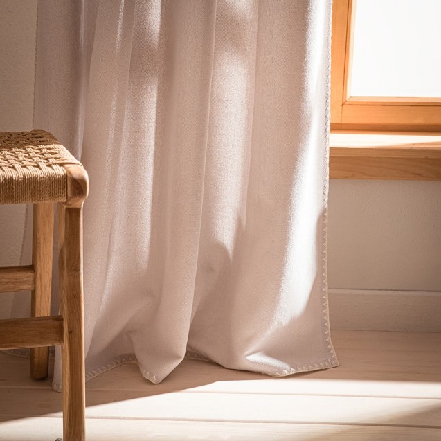 Κουρτίνα με Τρουκς Gofis Home Pundo Water Grey...