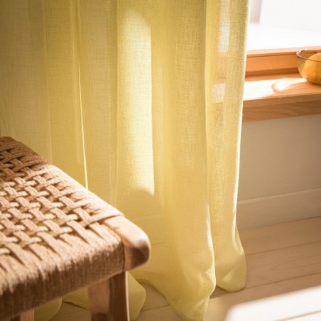 Κουρτίνα με Τρουκς Gofis Home Combe Spring Green 502/37 140x280