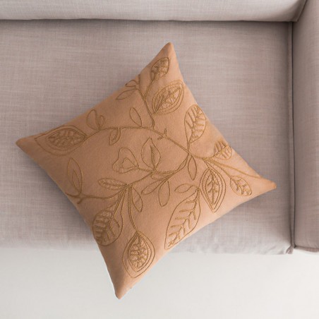 Μαξιλαροθήκη Διακόσμησης Gofis Home Indigo Jute 381/36 43x43